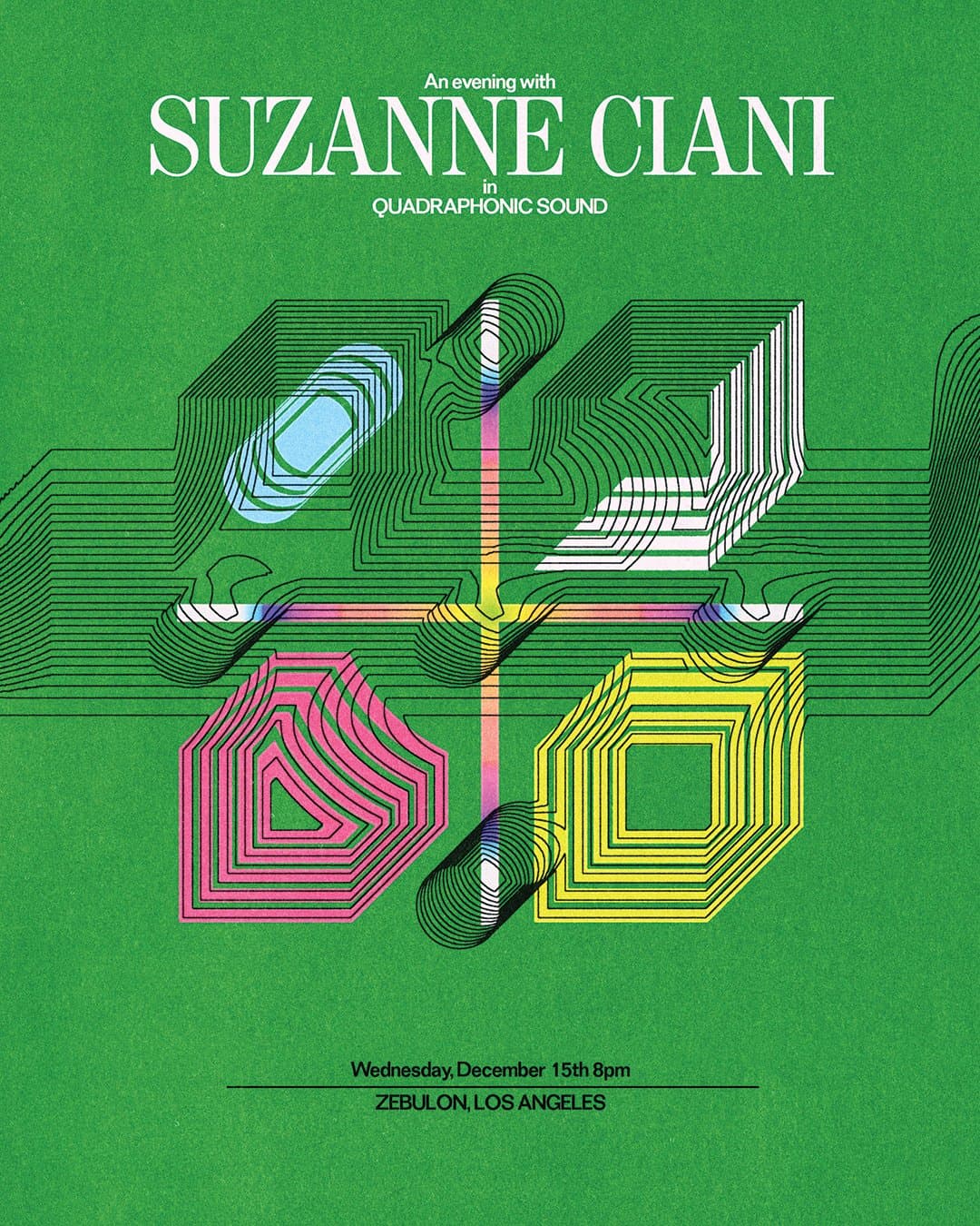 A concert poster for a LA show. Image from Twitter.