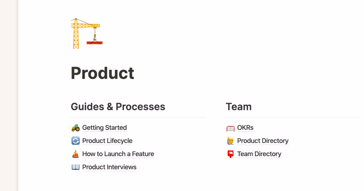 How to build a wiki for your product team